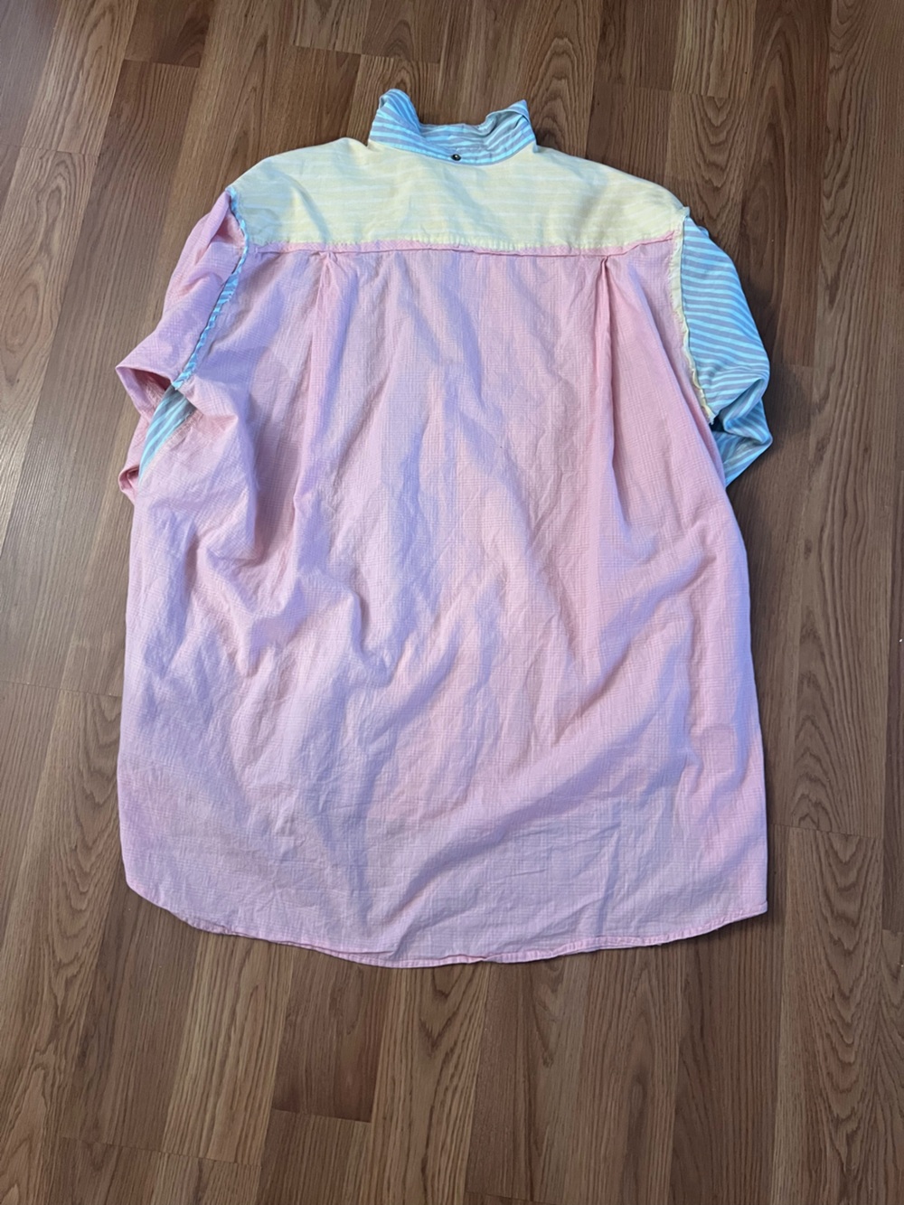 Free People Color-block Button Up - Oversized - Picture 2 of 2